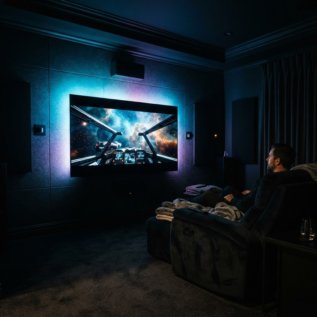 Dark-room movie nights